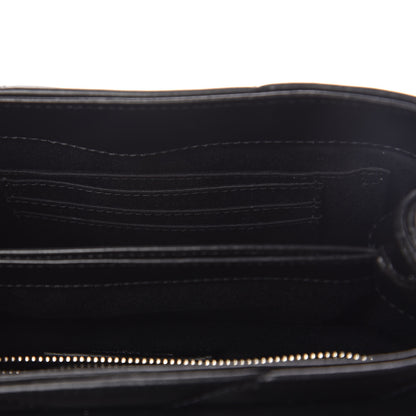 Saint Laurent Calfskin Y Quilted Monogram Toy Loulou Crossbody Bag Black 15 of 16