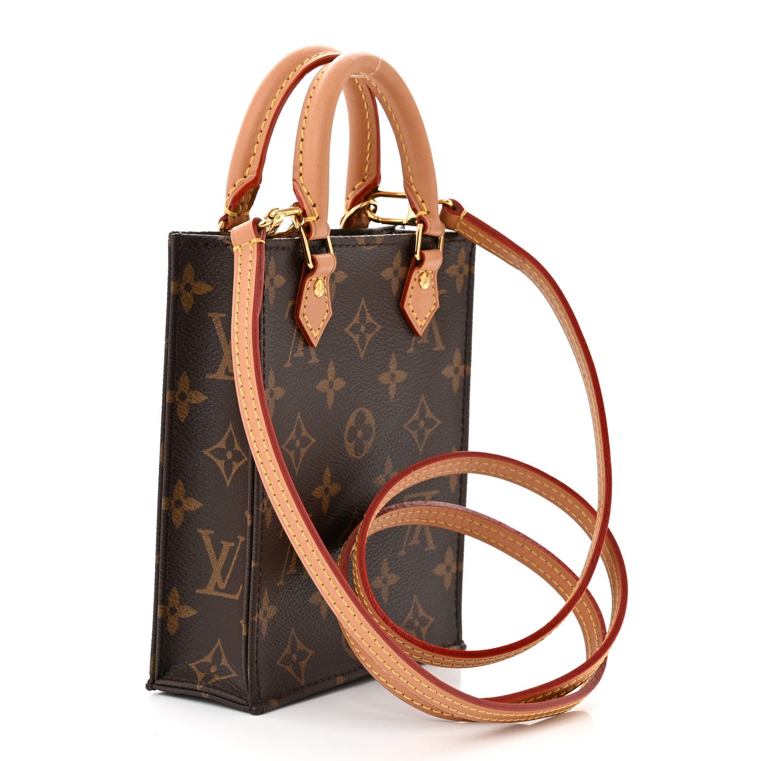 Louis Vuitton Monogram Petit Sac Plat 3 of 9