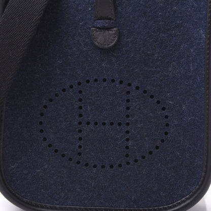 Hermes Feutre Swift Evelyne TPM Bleu Nuit Black 8 of 9
