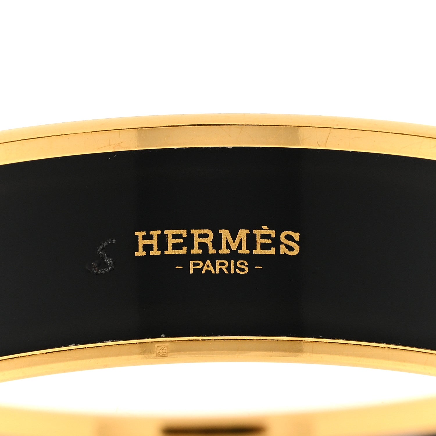 Hermes Enamel Printed Wide Clic Clac A Pois Bracelet 65 Indigo 3 of 3