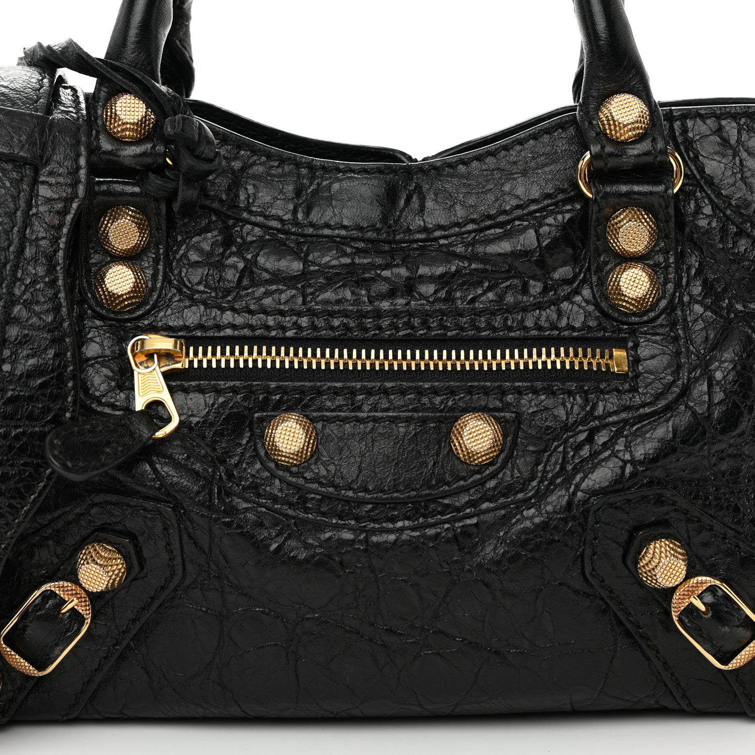 Balenciaga Agneau Giant 12 Gold Hardware Mini City Black 8 of 20