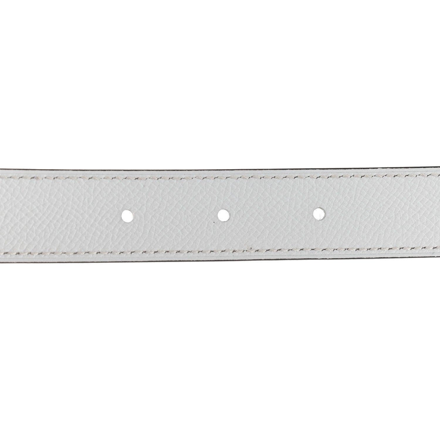 Hermes Swift Epsom 24mm Belt Strap 75 Etoupe White 3 of 5