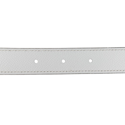 Hermes Swift Epsom 24mm Belt Strap 75 Etoupe White 3 of 5