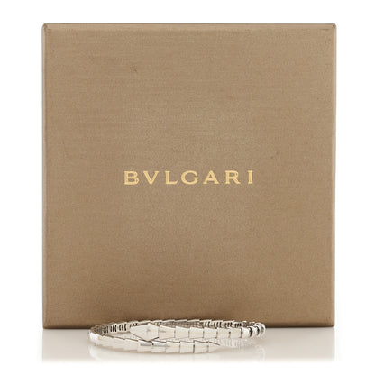 Bulgari 18K White Gold Serpenti Viper Bracelet L 4 of 4