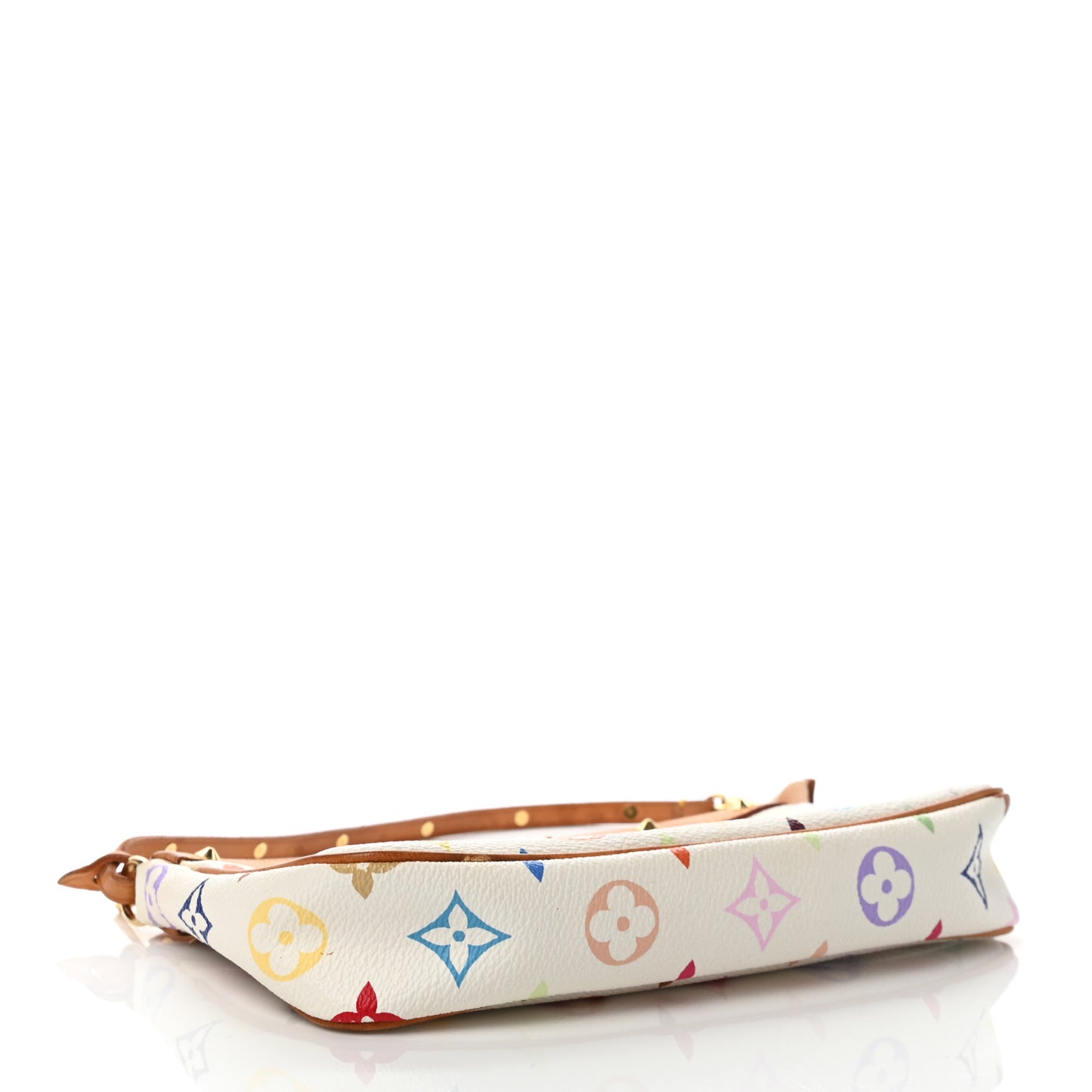 Monogram Multicolor Pochette Accessories White
