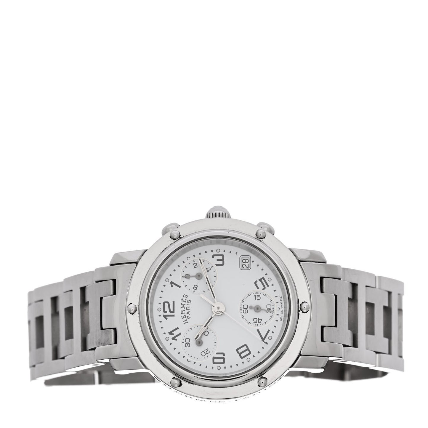 Stainless Steel 31mm Clipper Chronograph Quartz Watch