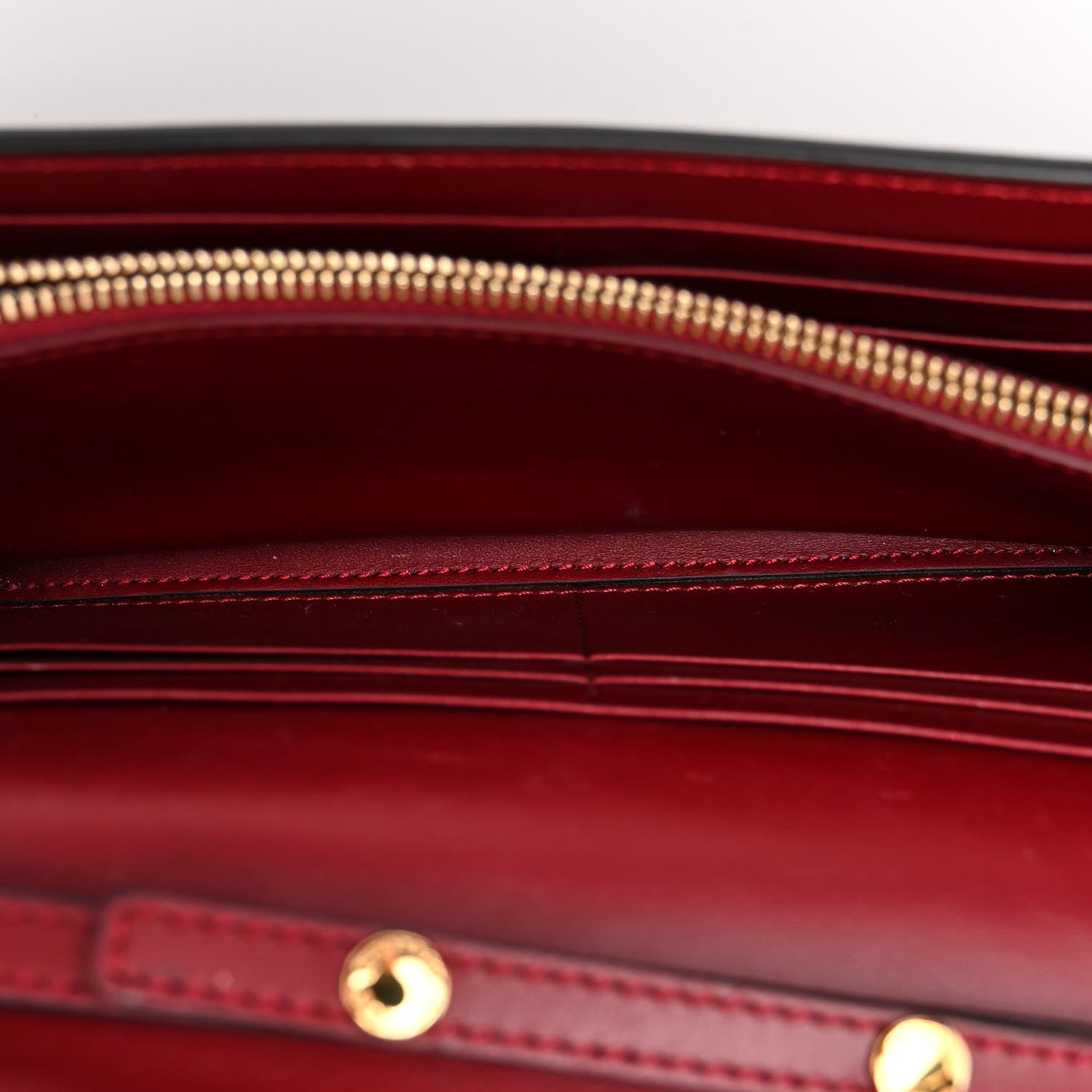 Burberry Grainy Calfskin Henley Wallet On Chain Burgundy 5 of 12