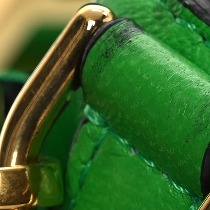 Fendi Nappa FF 1974 Embossed Mini Baguette Tomatillo 13 of 14