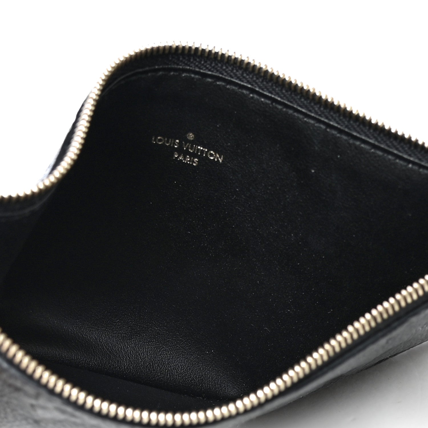 Louis Vuitton Empreinte Felicie Chain Wallet Zippered Insert Black 4 of 4