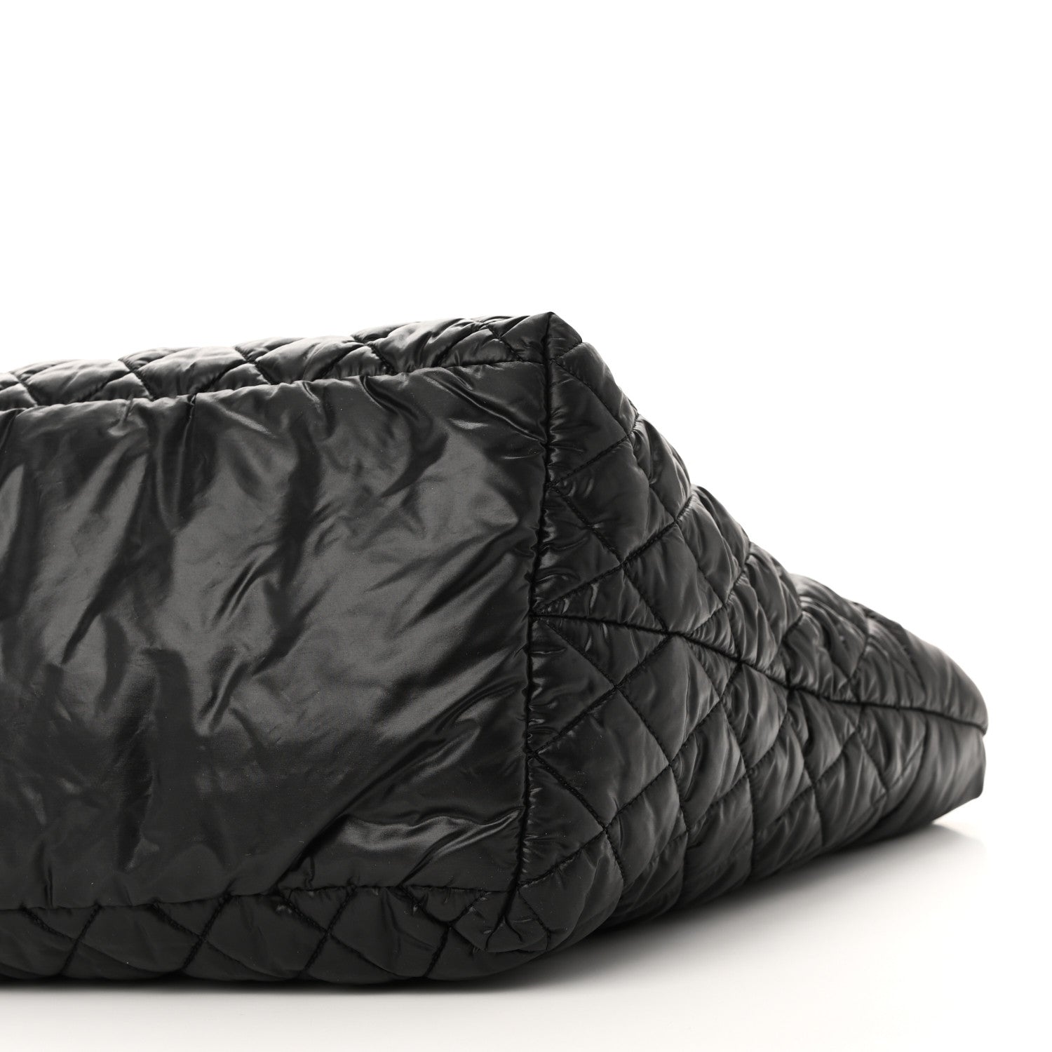 Chanel Nylon Quilted Large Coco Cocoon Tote Black 10 of 10