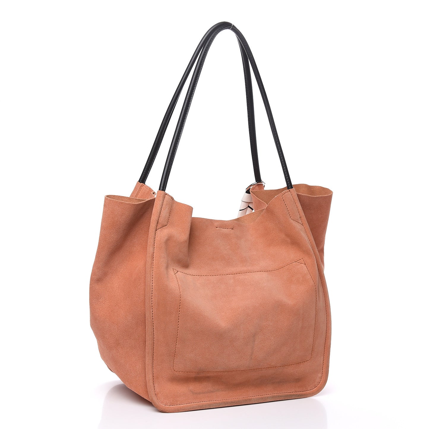 Suede L Tote Fawn