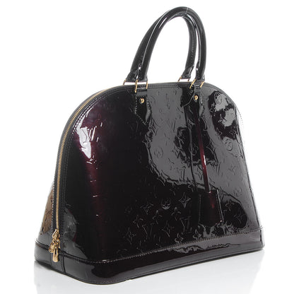 Louis Vuitton Vernis Alma GM Amarante 4 of 8