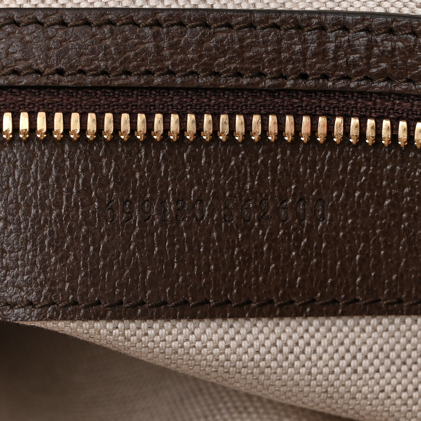 Monogram Jumbo GG Textured Dollar Calfskin Web Wristlet Messenger Bag Camel Ebony New Acero