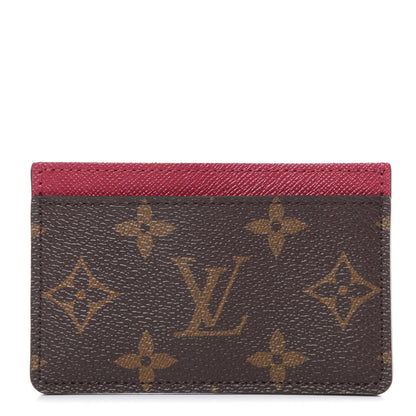 Louis Vuitton Monogram Card Holder Fuchsia 1 of 7