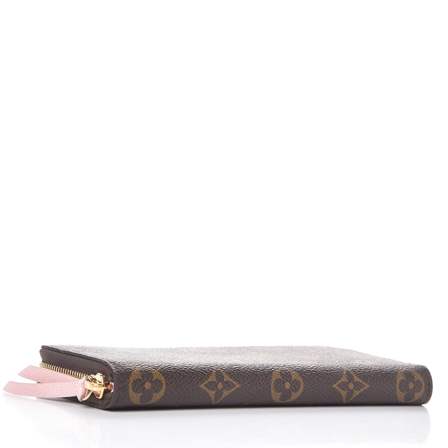Monogram Clemence Wallet Rose Ballerine