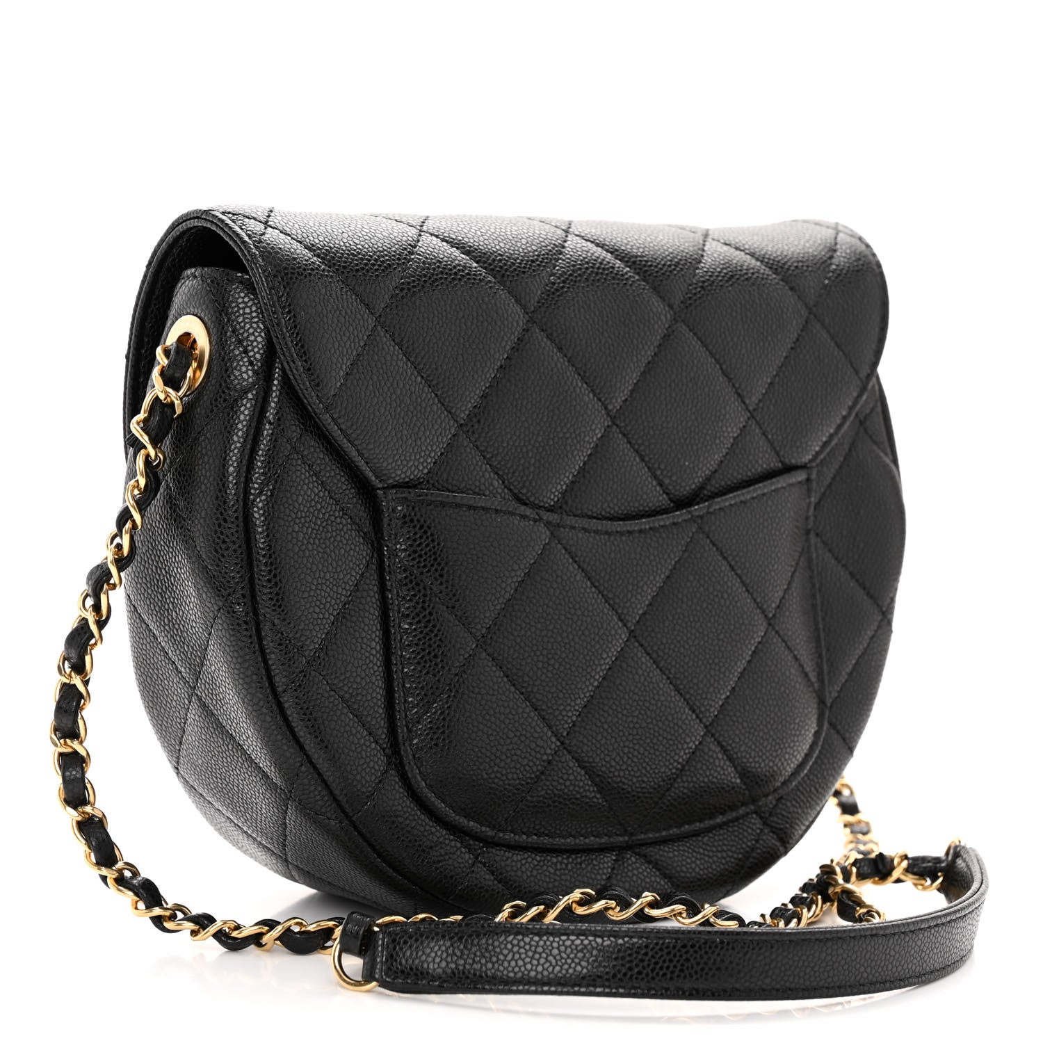 Chanel Caviar Quilted Small Messenger Flap Black 3 of 10
