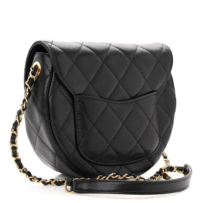 Chanel Caviar Quilted Small Messenger Flap Black 3 of 10