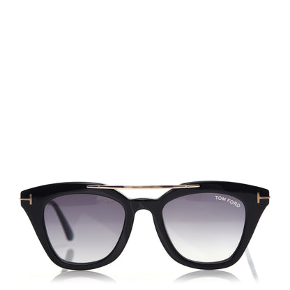 Tom Ford Acetate Anna Sunglasses TF575 Black 2 of 8