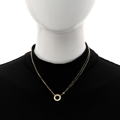Cartier 18K Yellow Gold 2 Diamond LOVE Necklace 2 of 6