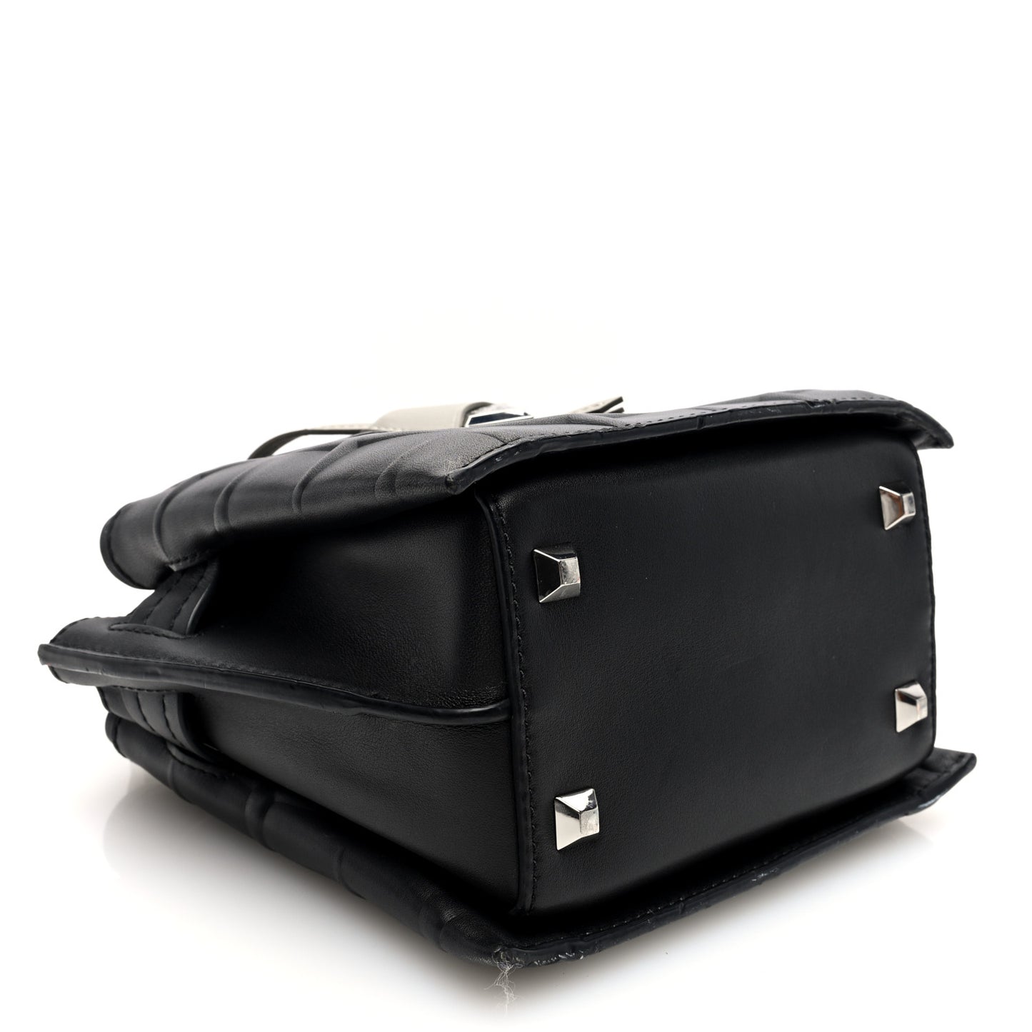 Calfskin Embossed Park Avenue Mini Neo Milla Tote  Black
