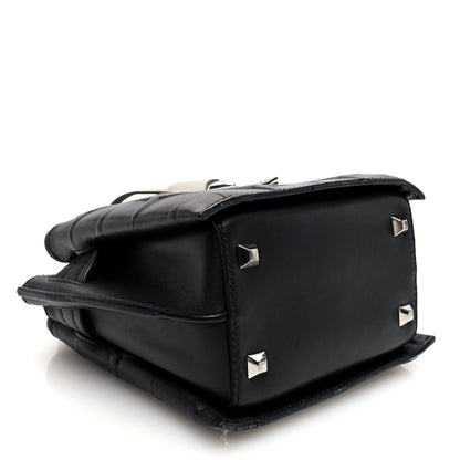 MCM Calfskin Embossed Park Avenue Mini Neo Milla Tote  Black 4 of 9
