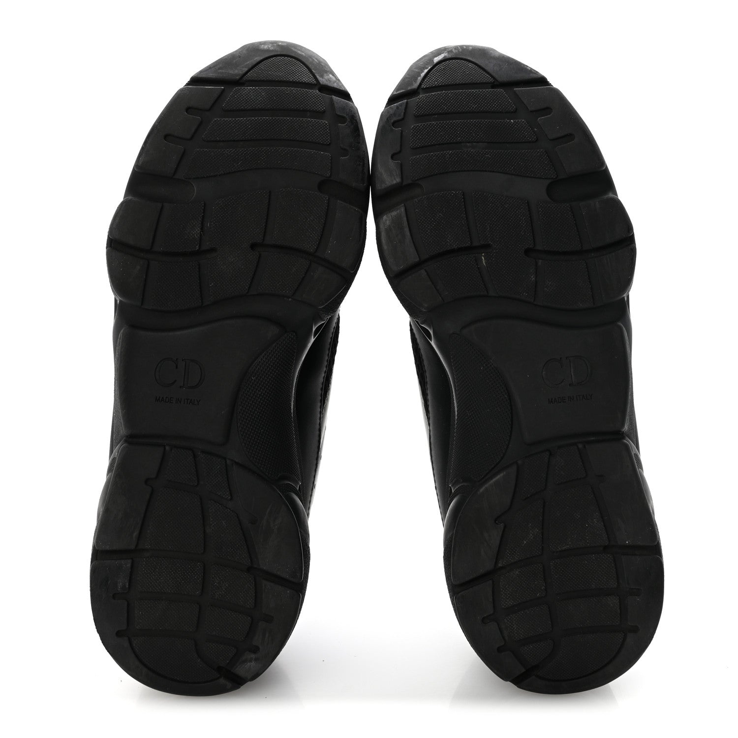 Christian Dior Technical Mesh Calfskin Mens B22 Sneakers 40 Black 6 of 9