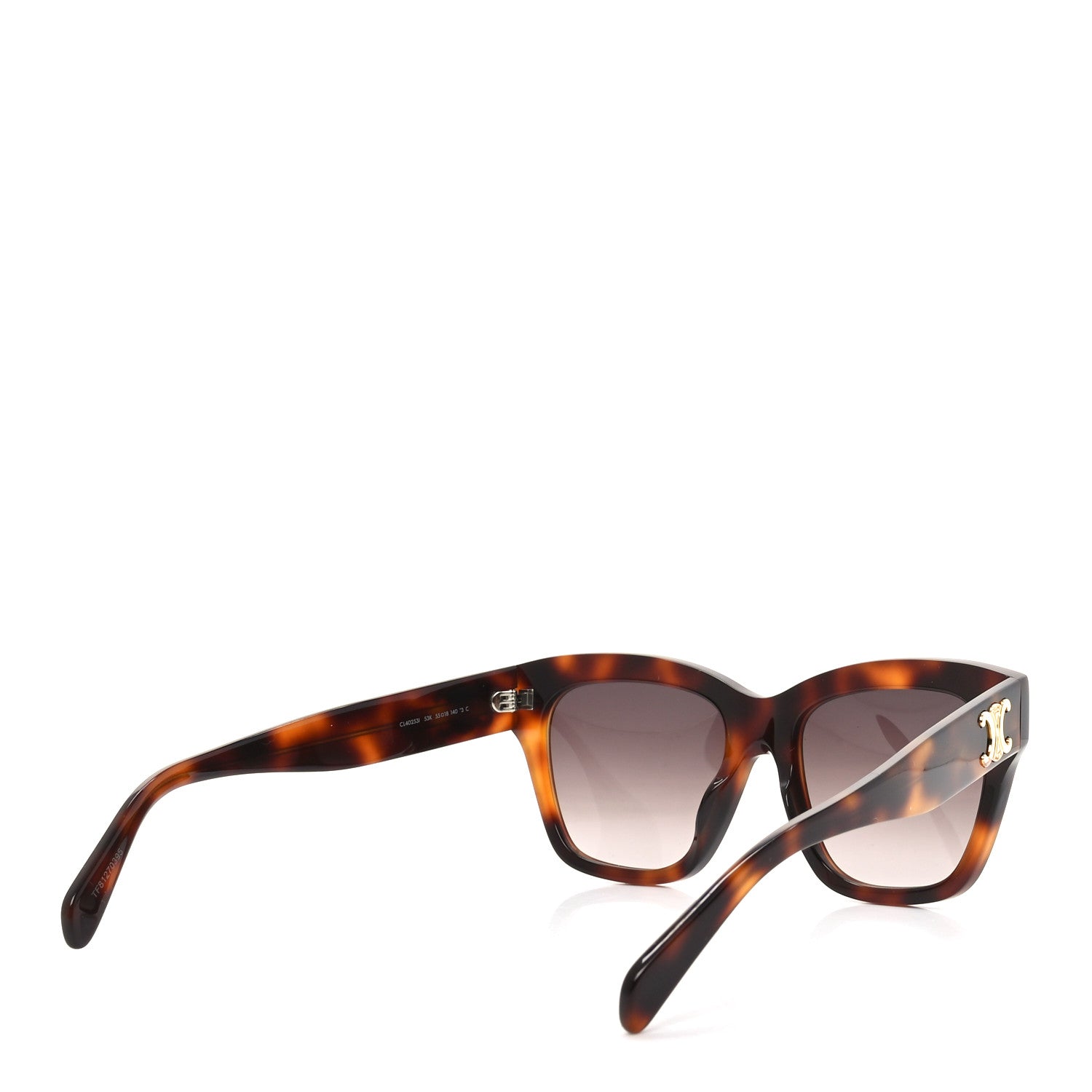 Celine Acetate Triomphe 09 Sunglasses CL40253I Classic Havana 4 of 7