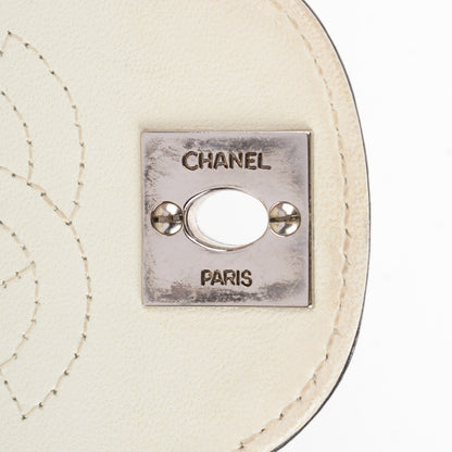 Chanel Patent Square Quilt Mini Flap White Black 5 of 9