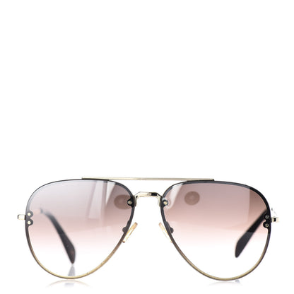 Celine Mirror Aviator Sunglasses CL 41392/S Gold Tortoise 2 of 7