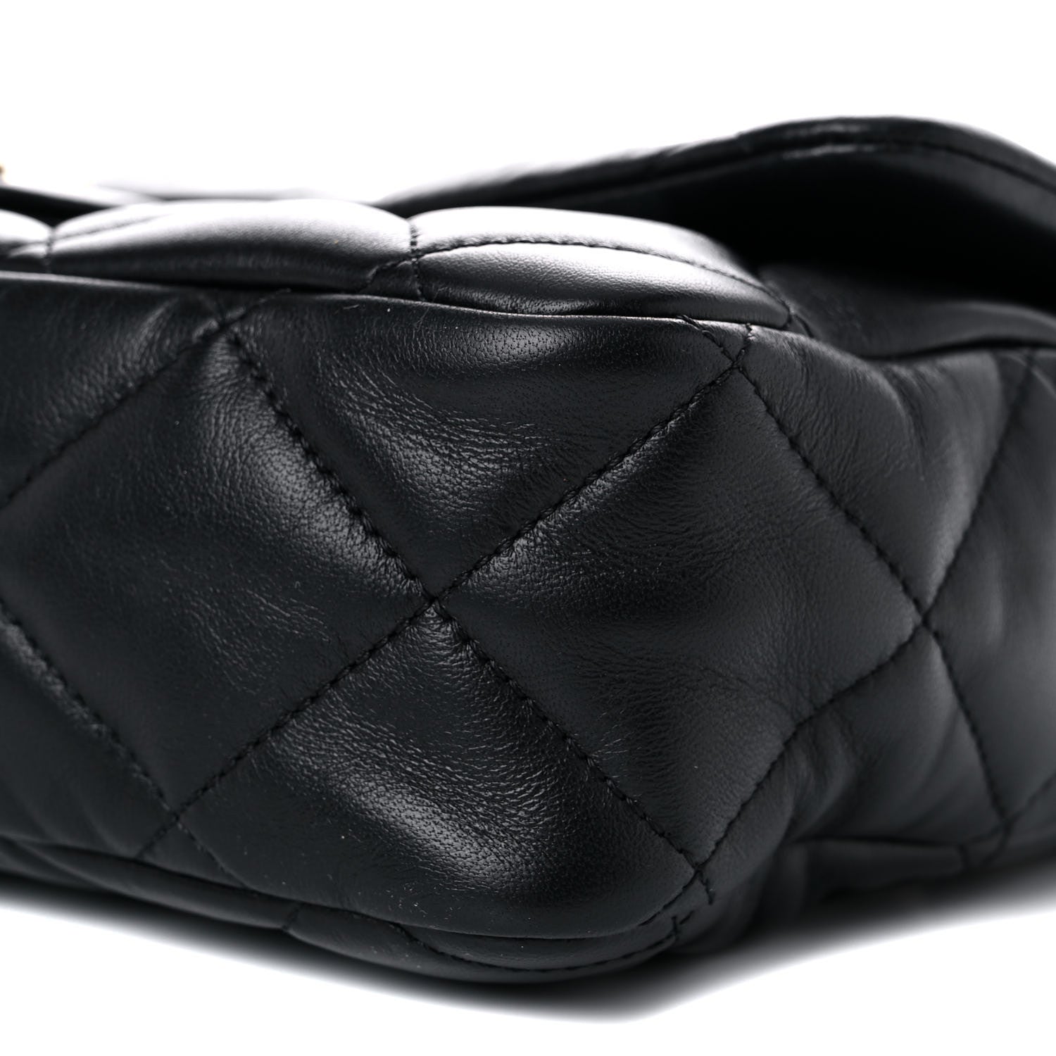 Chanel Lambskin Quilted Large CC Funky Town Flap Black 9 of 15
