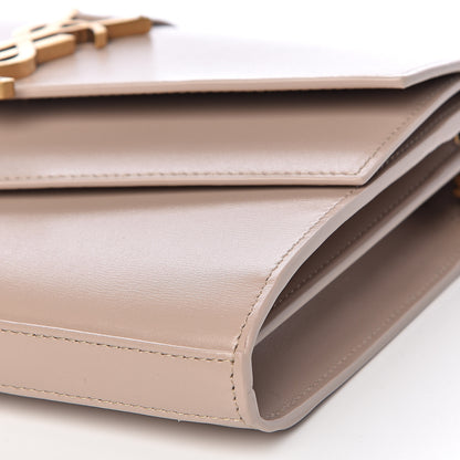 Saint Laurent Smooth Calfskin Sulpice Monogram Chain Wallet Light Natural 9 of 11