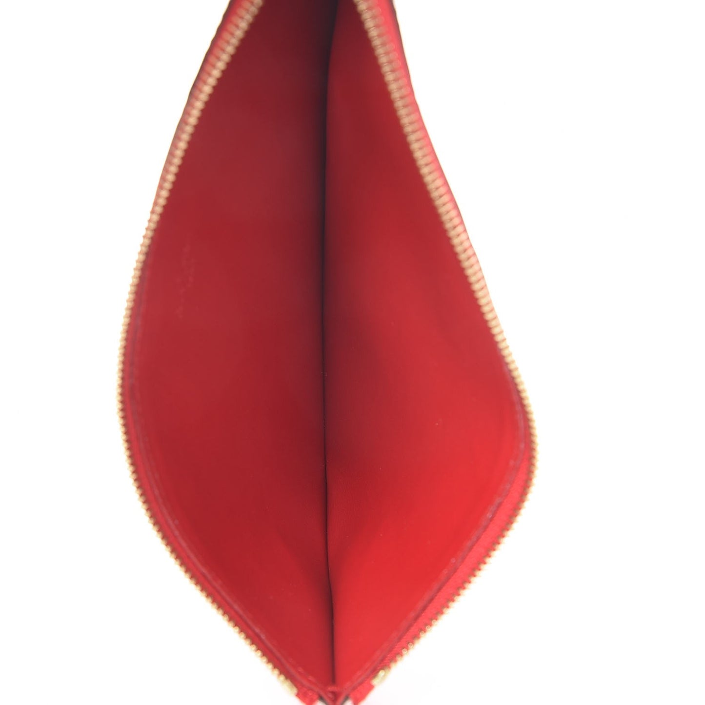 Vernis Felicie Chain Wallet Zippered Insert Cherry