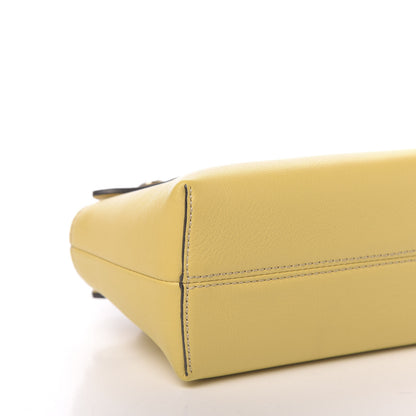 Fendi Vitello Dolce Crystal Croc Tail Mini By The Way Boston Bag Yellow 8 of 11