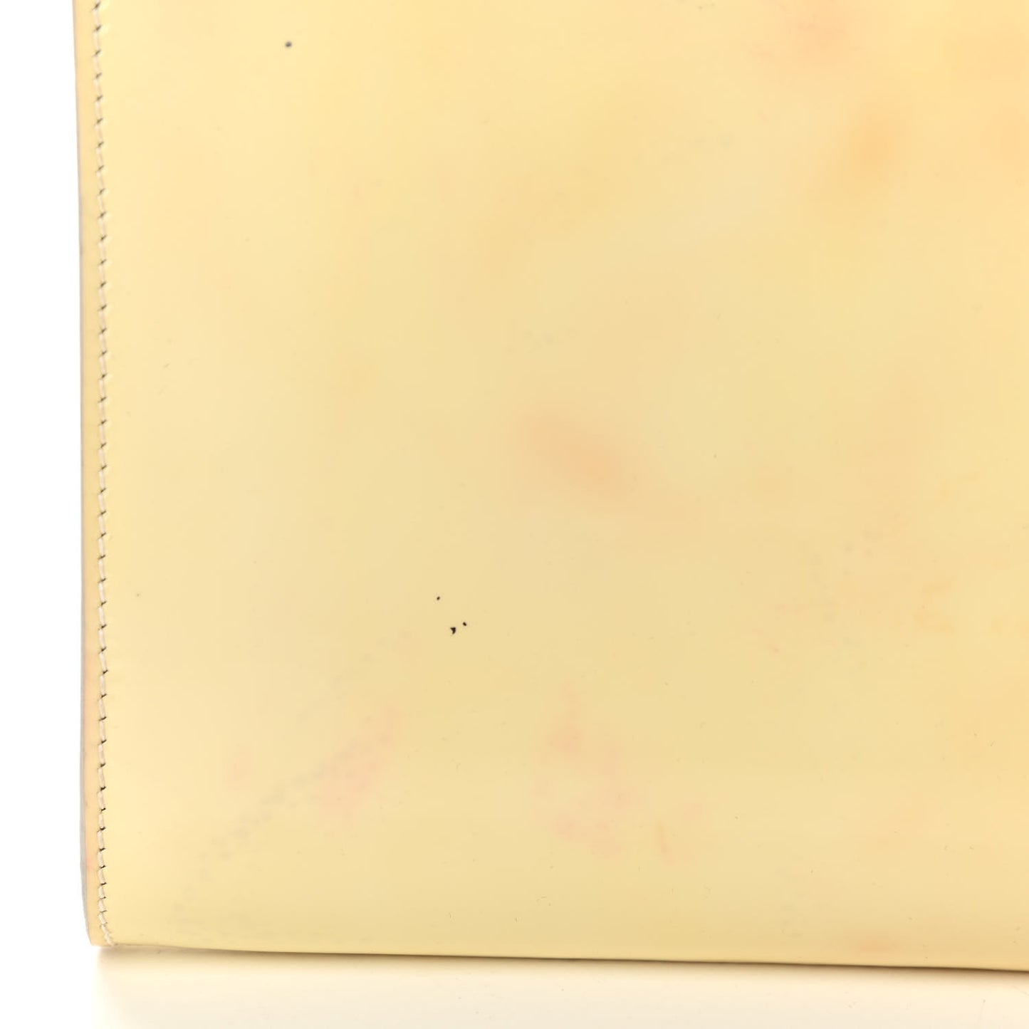 Patent Calfskin Ombre Monogram Large Belle De Jour Clutch Ivory Black