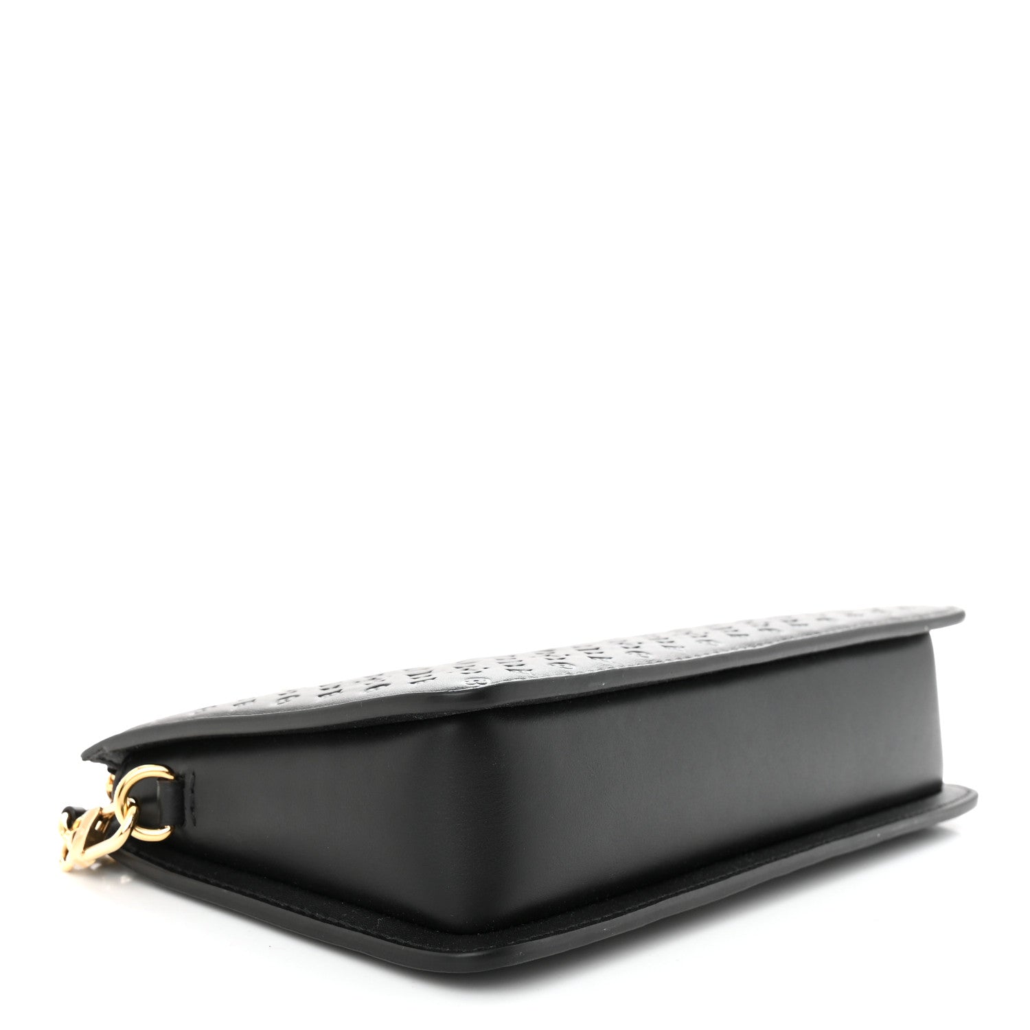 Louis Vuitton Calfskin Nanogram Embossed Lexington Pouch Black 4 of 9