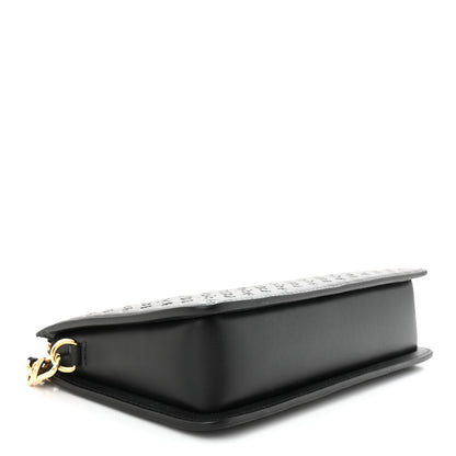 Louis Vuitton Calfskin Nanogram Embossed Lexington Pouch Black 4 of 9