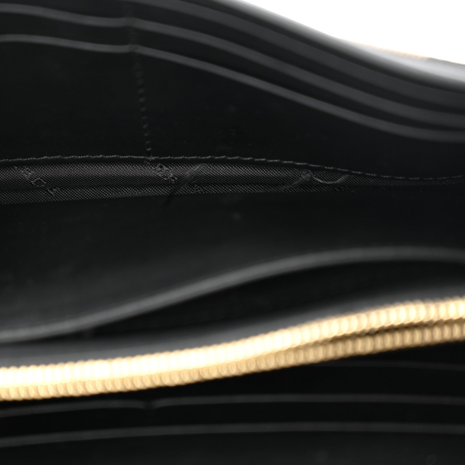 Burberry Derby Calfskin House Check Henley Wallet On Chain Black 10 of 12