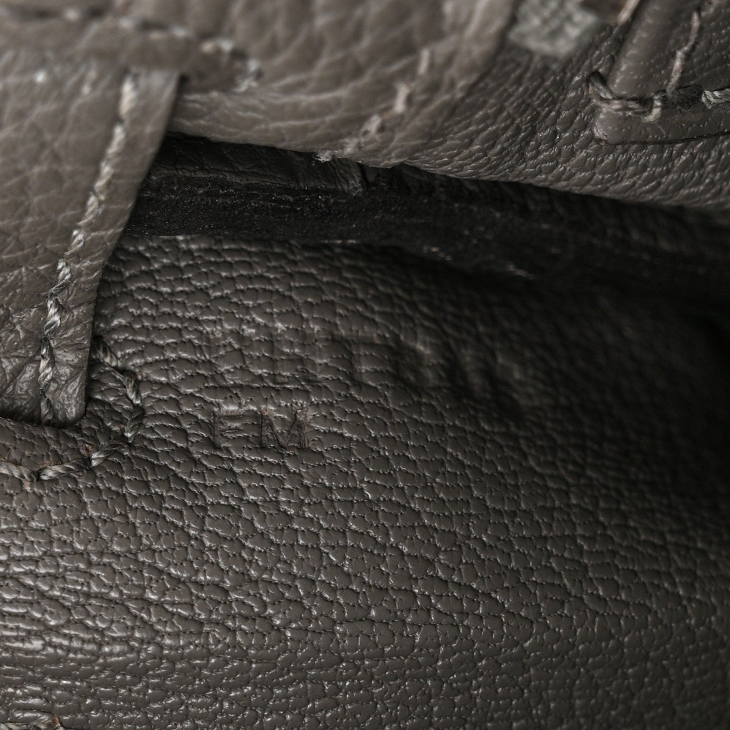 Hermes Togo Kelly Retourne 25 Etain 7 of 12