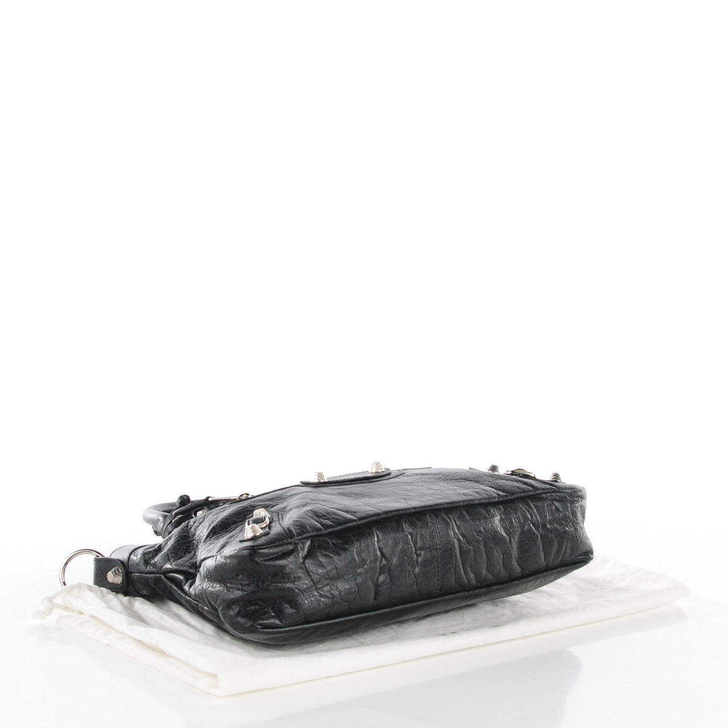 Agneau Giant 12 Silver Hardware First Black