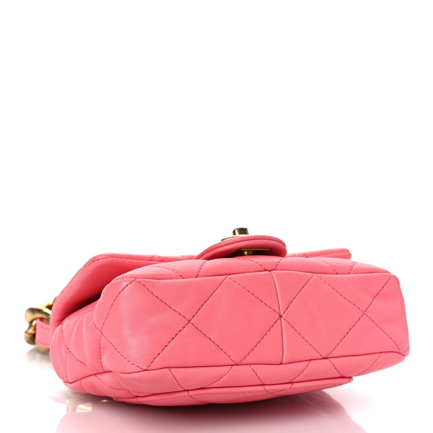 Chanel Lambskin Quilted Mini Funky Town Flap Pink 4 of 9