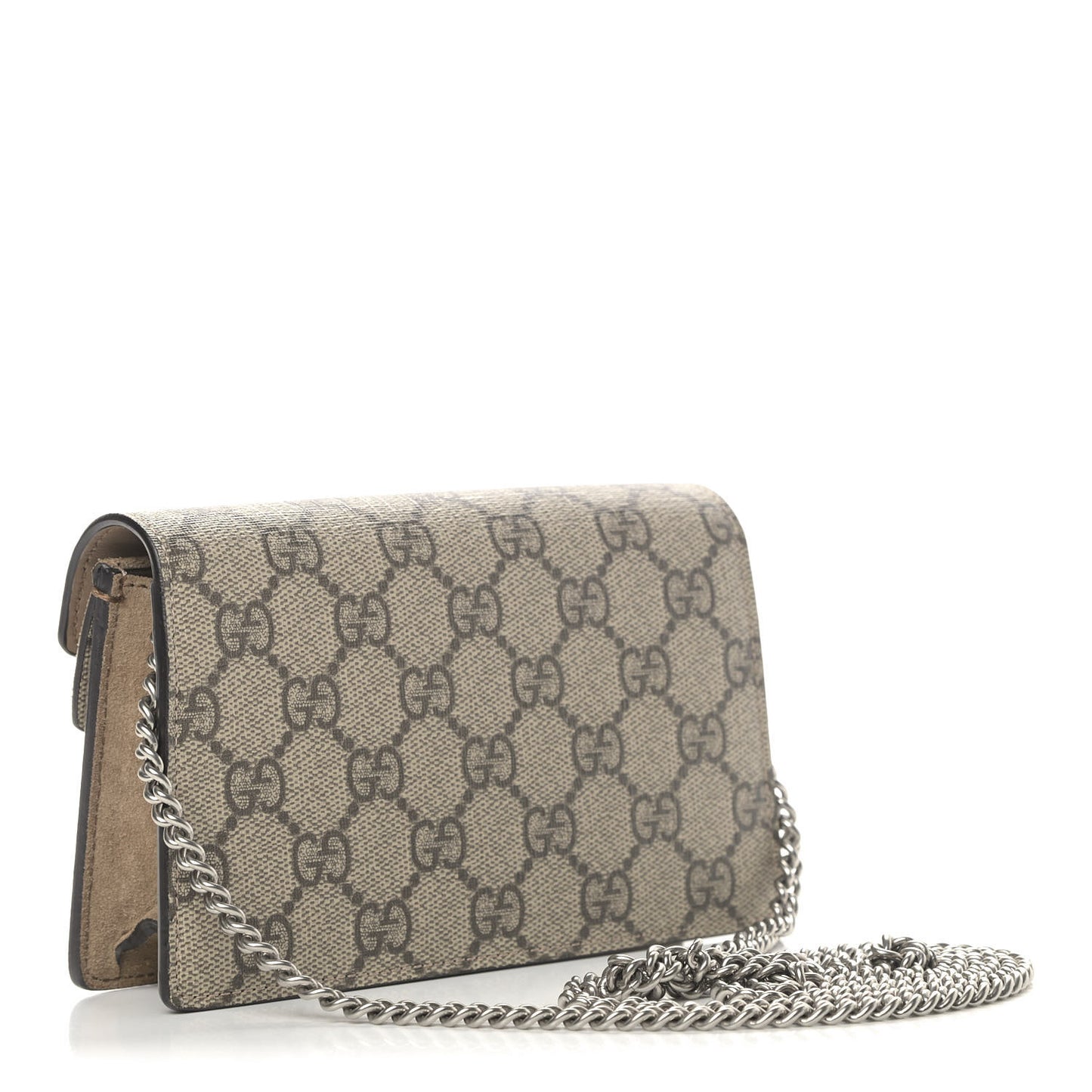 GG Supreme Monogram Super Mini Dionysus Shoulder Bag Taupe
