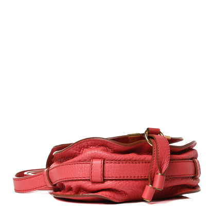 Chloe Calfskin Mini Marcie Round Crossbody Bag Brick 4 of 12