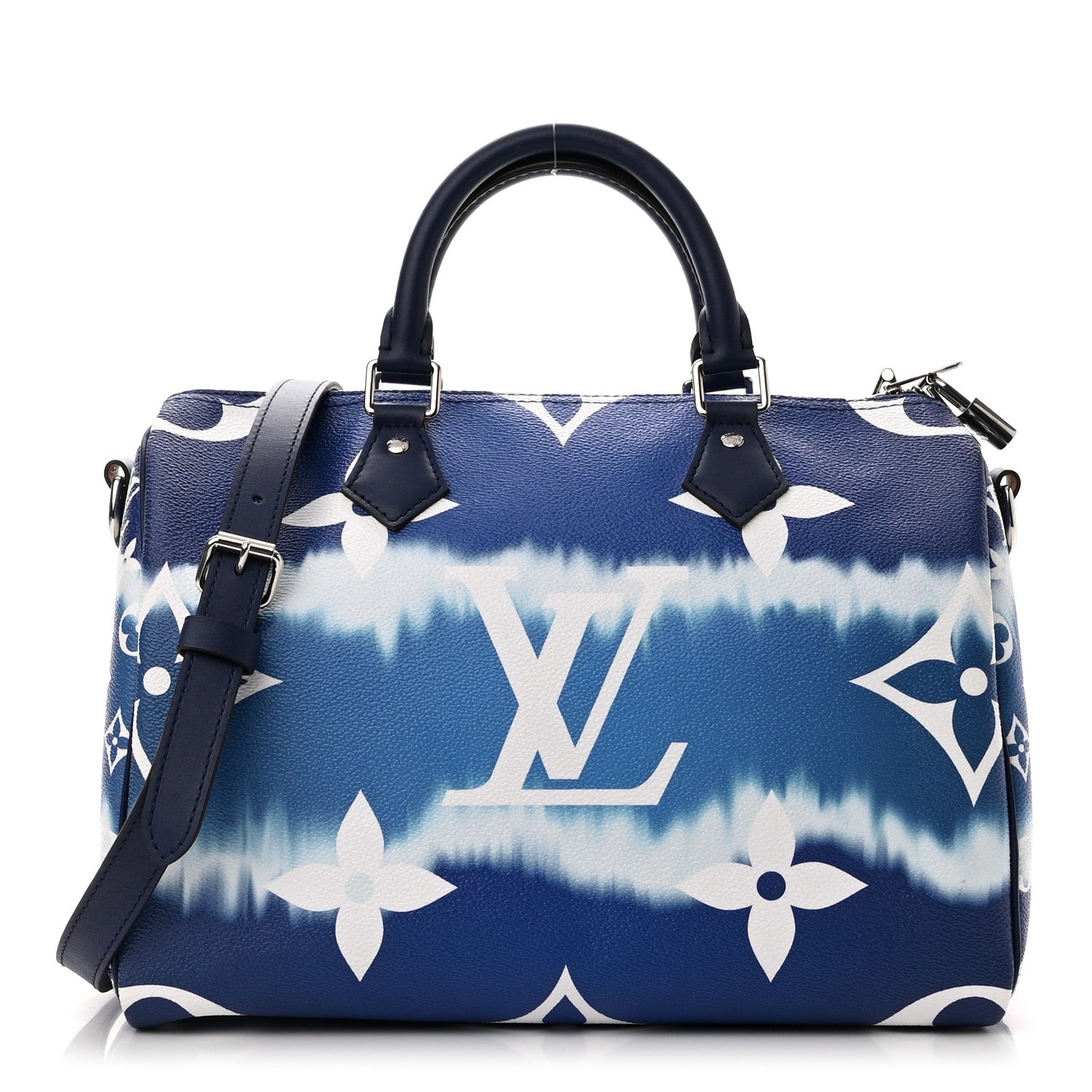 Louis Vuitton Monogram Escale Speedy Bandouliere 30 Blue 1 of 9