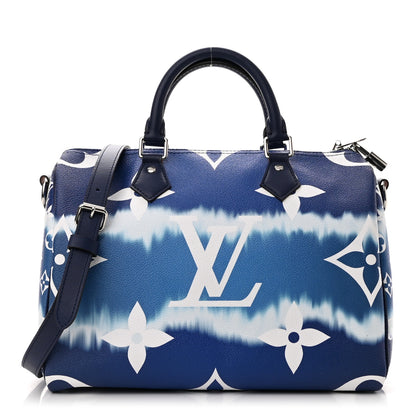 Louis Vuitton Monogram Escale Speedy Bandouliere 30 Blue 1 of 9