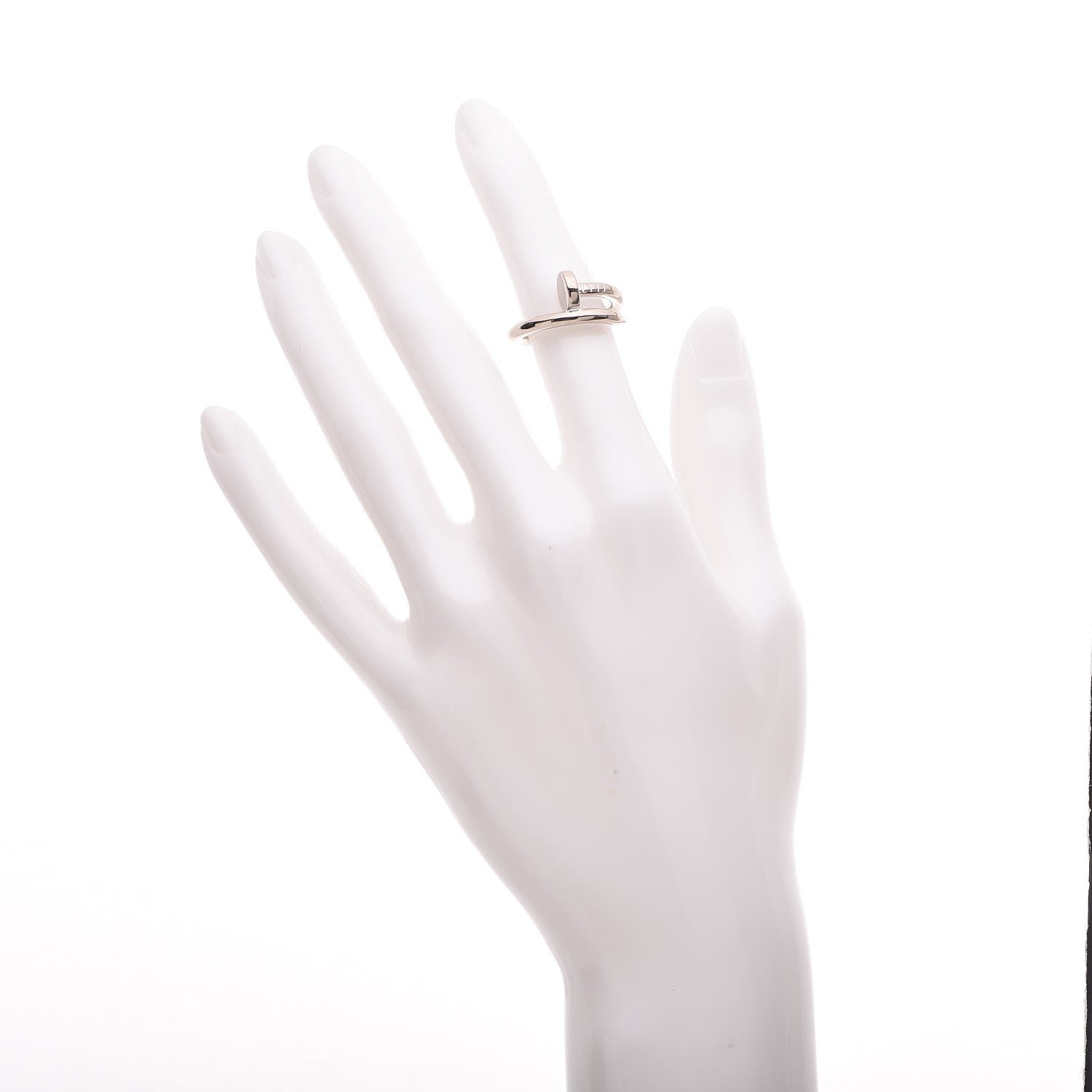 Cartier 18K White Gold Juste Un Clou Ring 52 6 2 of 4