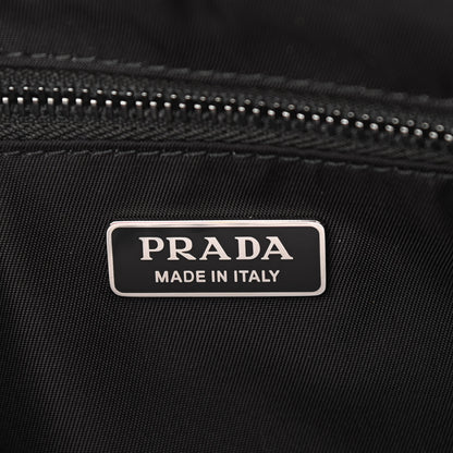 Prada Tessuto Soft Nylon Rose Print Small Chain Clutch Pink 8 of 10
