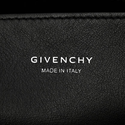Givenchy Smooth Calfskin Medium Antigona Lock Duffle Bag Black 6 of 11