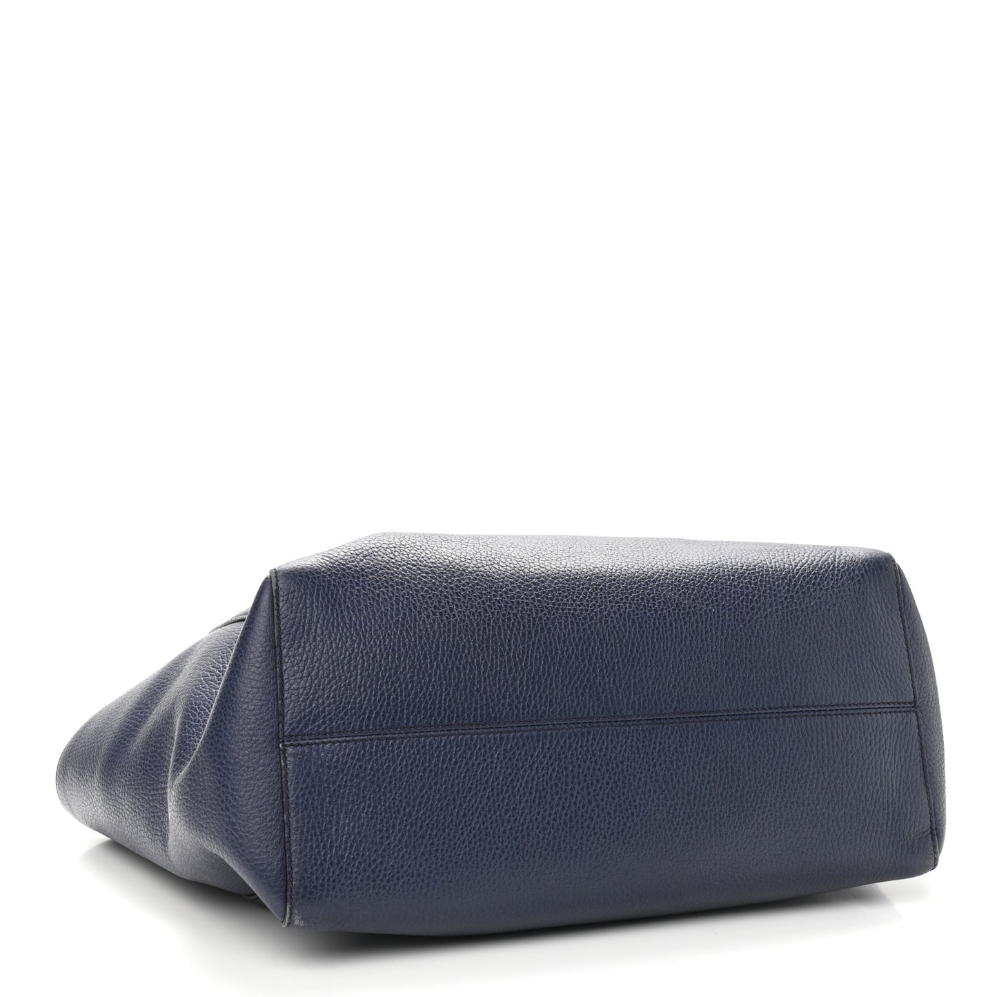 Dollar Calfskin Medium Swing Tote Marine Deep Cobalt