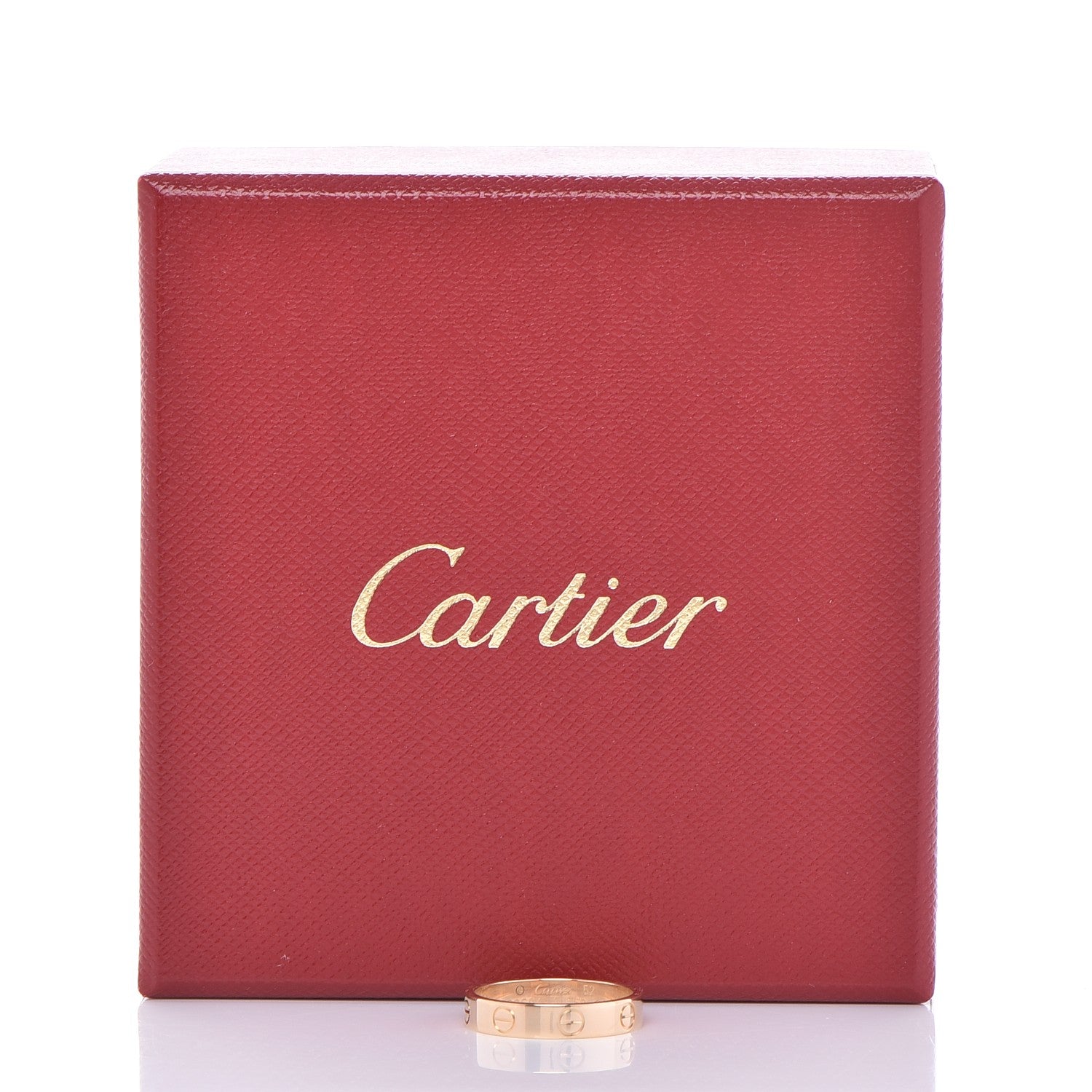 Cartier 18K Yellow Gold 3.5mm LOVE Wedding Band Ring 52 6 5 of 5