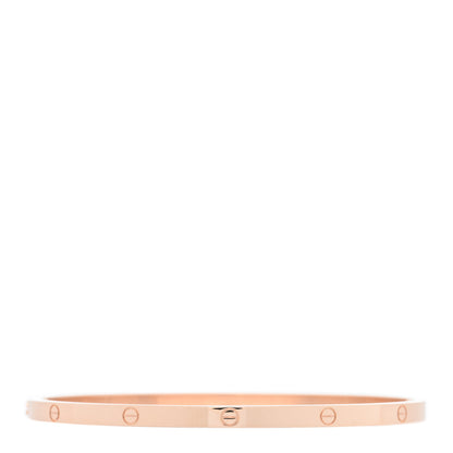 Cartier 18K Pink Gold Small LOVE Bracelet 19 2 of 5